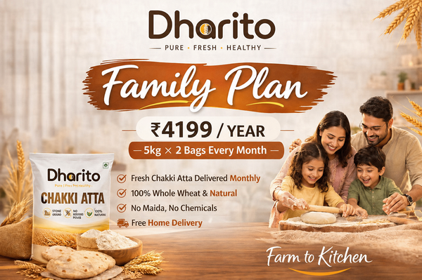 Dharito Chakki Atta 5kg bags - Save 20% Family Plan