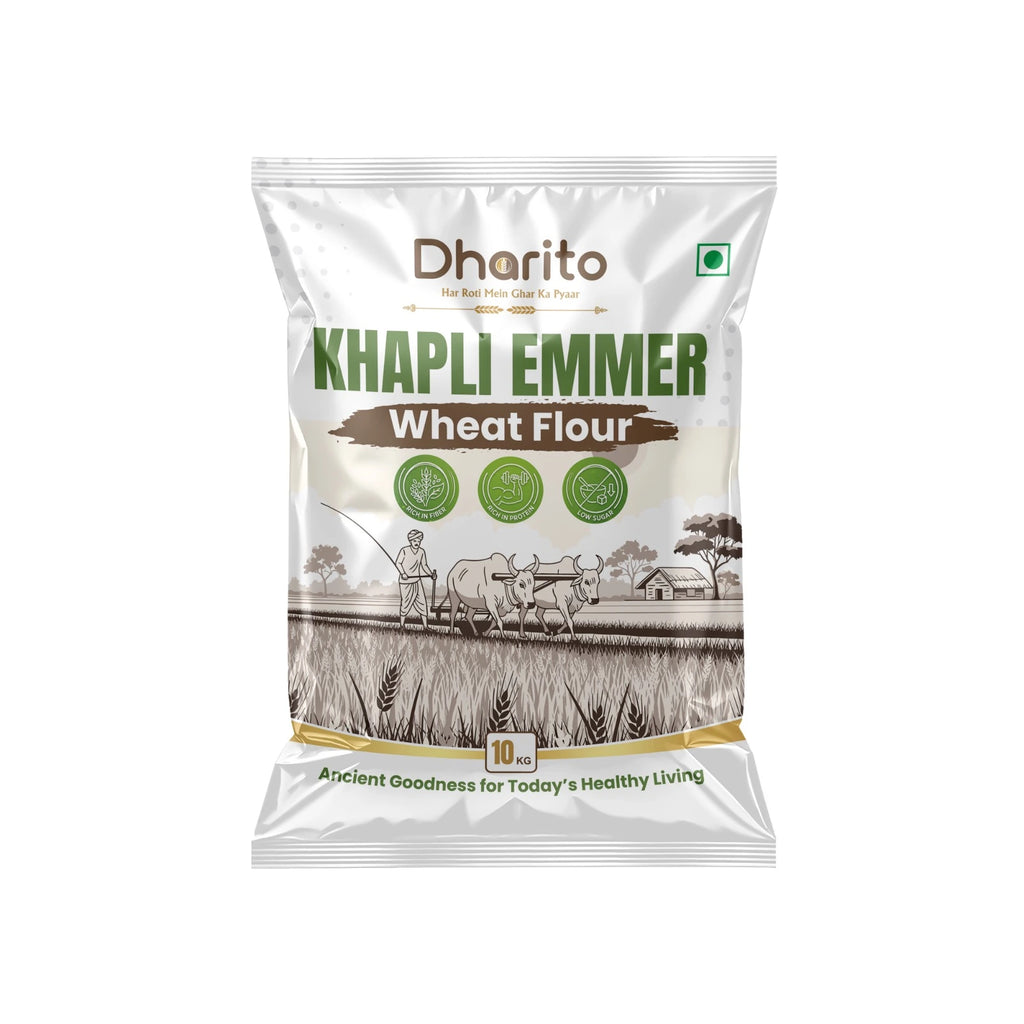 Dharito Khapli Emmer Wheat Flour | High Dietary Fiber