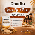 Dharito Chakki Atta 10kg bags - Save 20% Premium Plan
